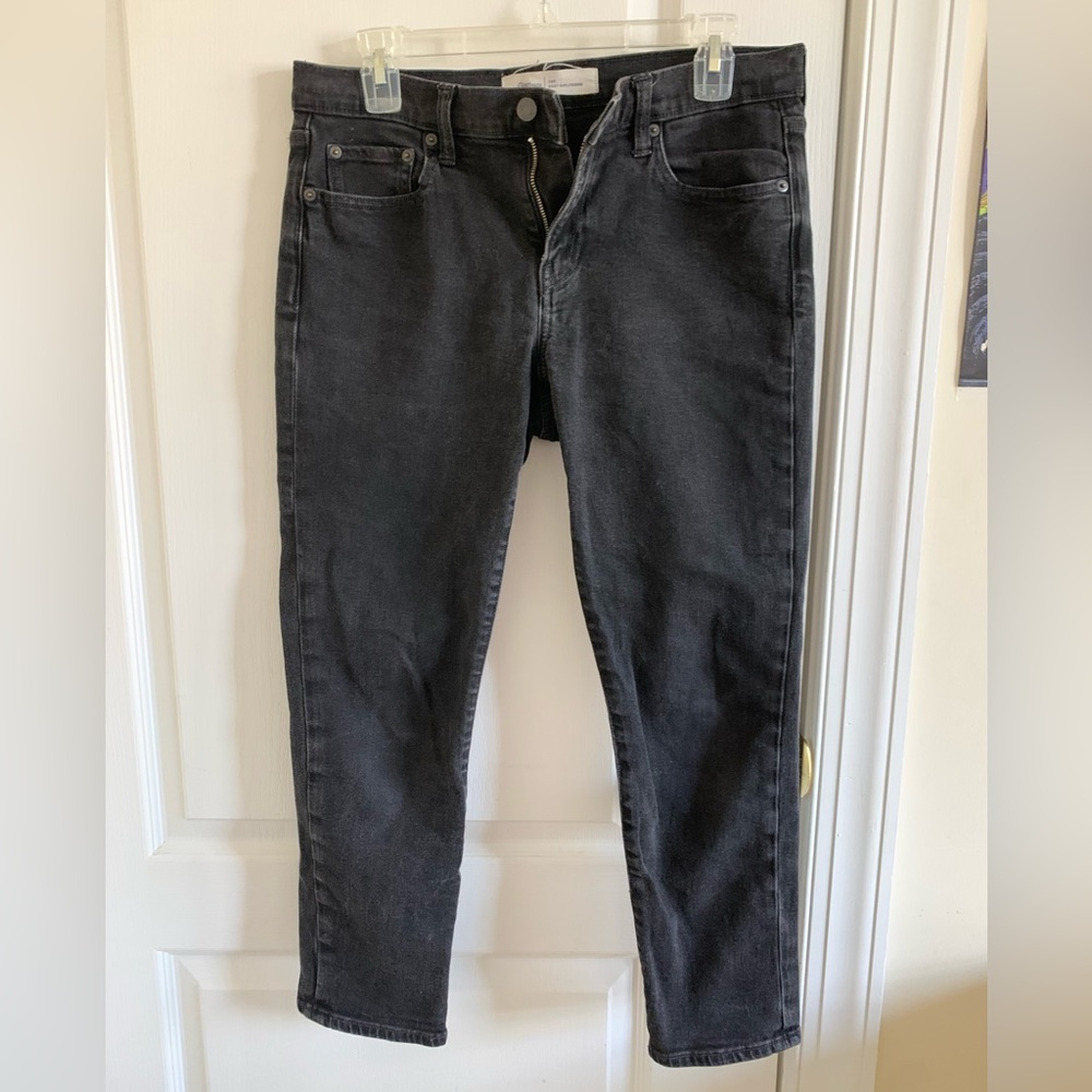 GAP Black Jeans | Grey Wash, Thick